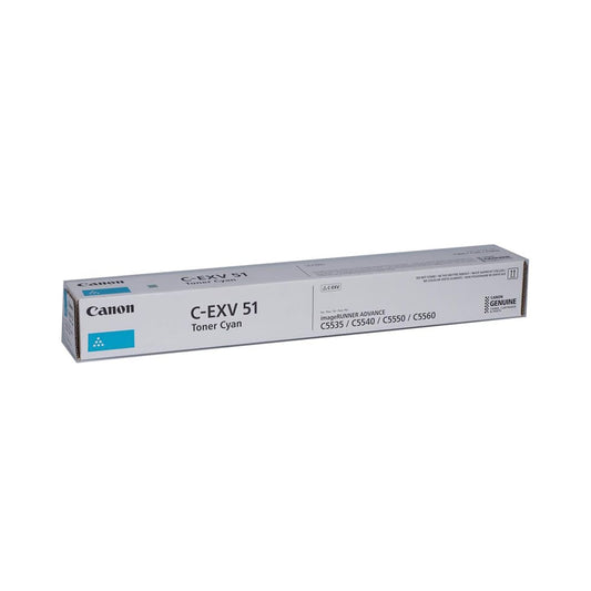 Canon C-EXV 51 Cyan (0482C002) Toner Cartridge