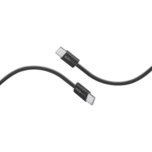 Promate EcoLine-CC120 Ultra-Fast 60W Power Delivery USB-C cable - Black