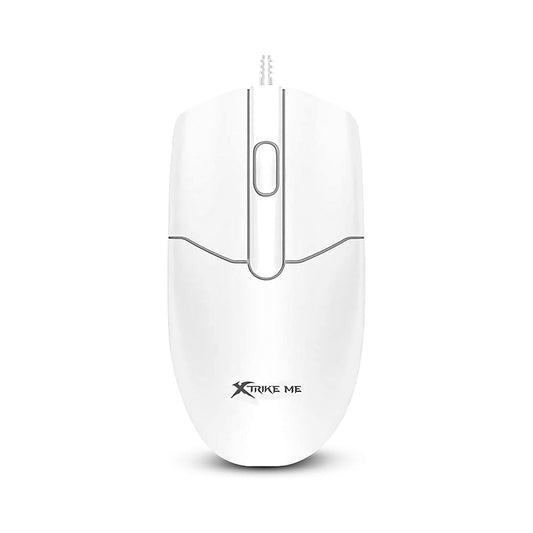 Xtrike Me GM-124 WH Wired Office Mouse, White