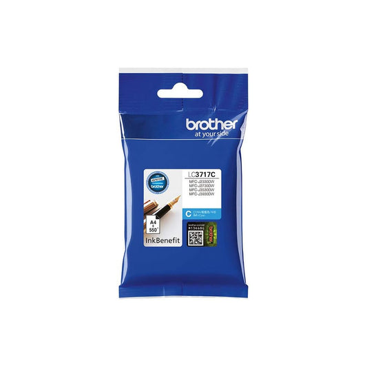 Brother Genuine LC3717C Cyan Ink Cartridge