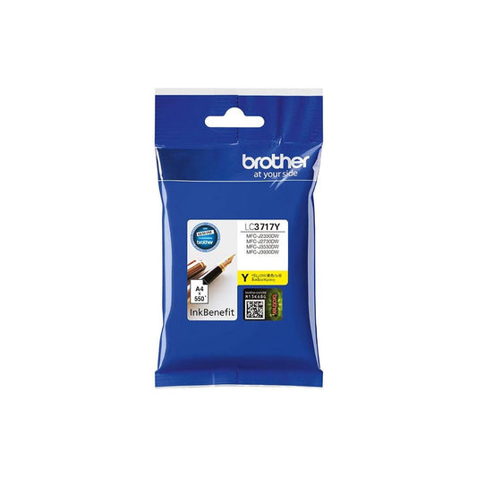 Brother Genuine LC3717Y Yellow Ink Cartridge