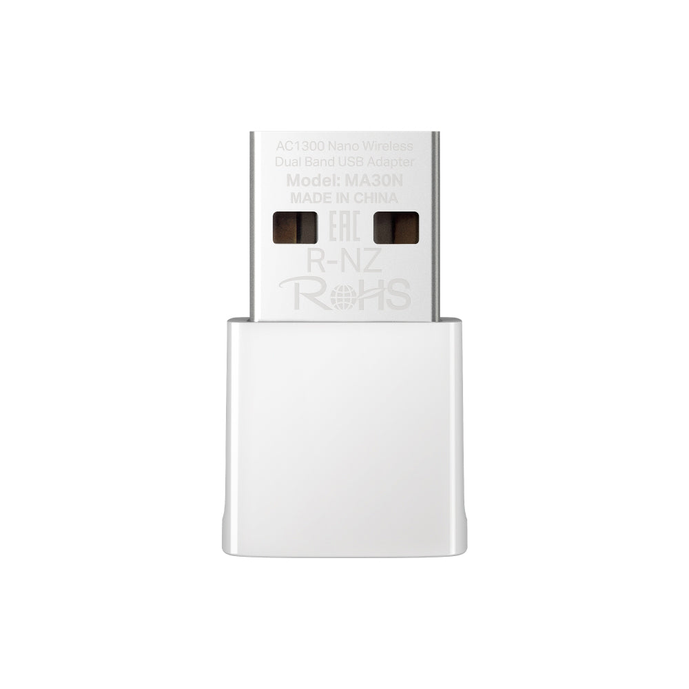 Mercusys AC1300 Nano Wireless Dual Band USB Adapter, MA30N