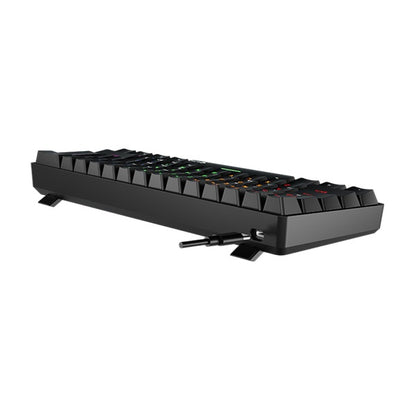 MeeTion MK005BT Dual Mode Bluetooth Wired 60% Mini Gaming Mechanical Keyboard English-Arabic
