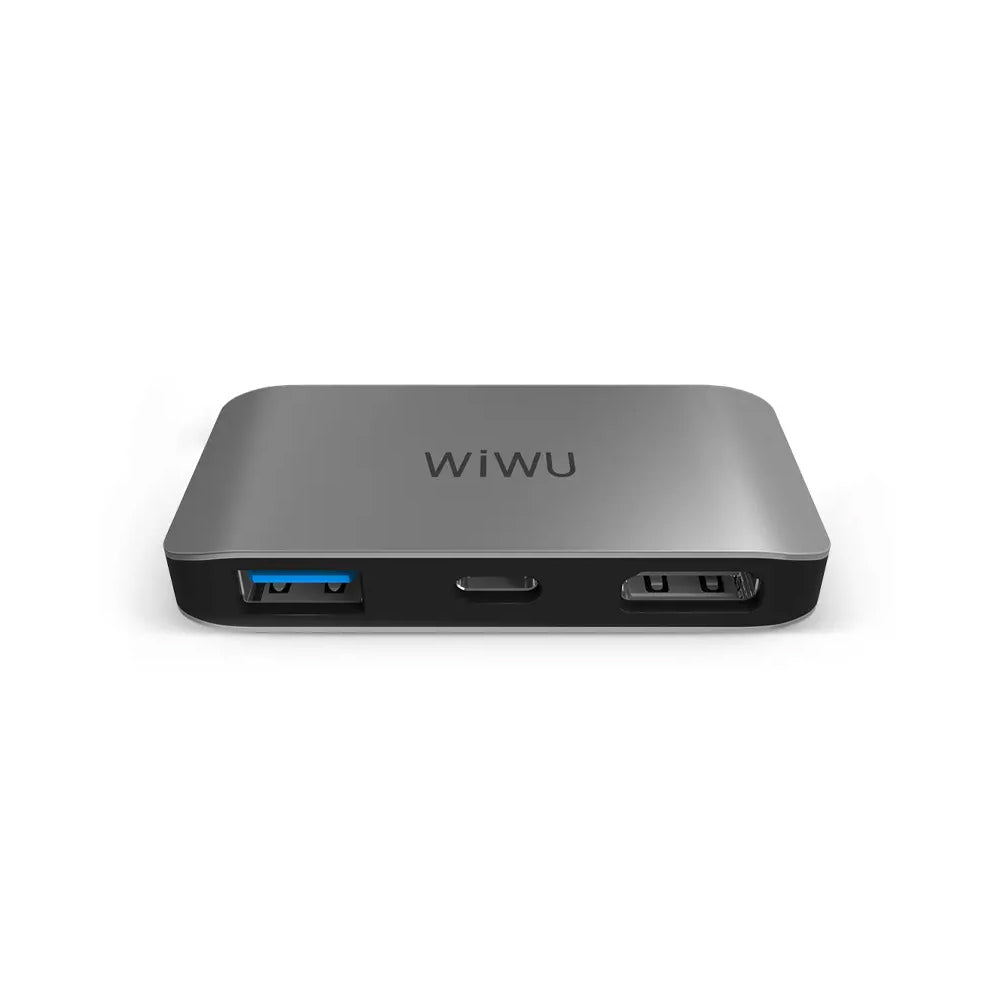 WiWU Alpha C2H 3 in 1 USB Type C HUB to 1080P 4K USB 3 in 1 USB C HUB Converter Adapter Cable