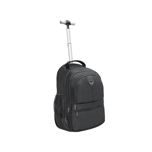 Promate Compact-TR Large Capacity Trolley Bag with Multiple Compartments for 15.6” Laptops