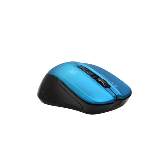Promate Contour Comfort Performance Wireless Ergonomic Mouse - Blue