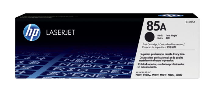 HP 85A Black Original LaserJet Toner Cartridge (CE285A)