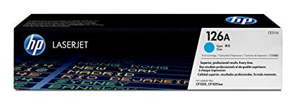 HP 126A Cyan Original LaserJet Toner Cartridge (CE311A)