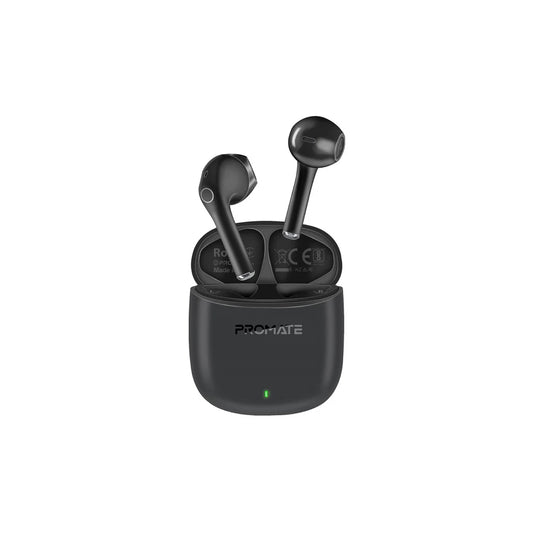 Promate Lima High Definition ENC TWS Wireless Earbuds with IntelliTouch - Black