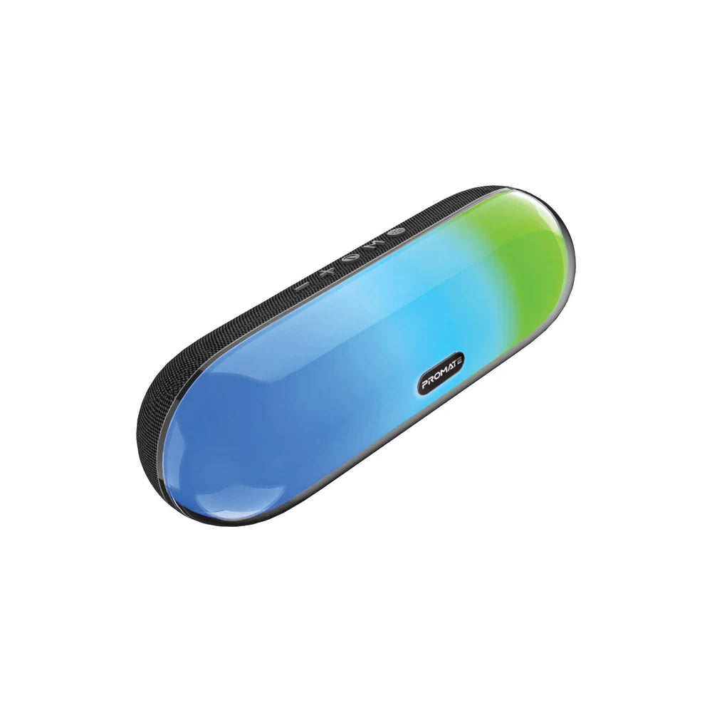 Promate LumiBar LumiSound™ High Fidelity True Wireless Bluetooth v5.3 Speaker