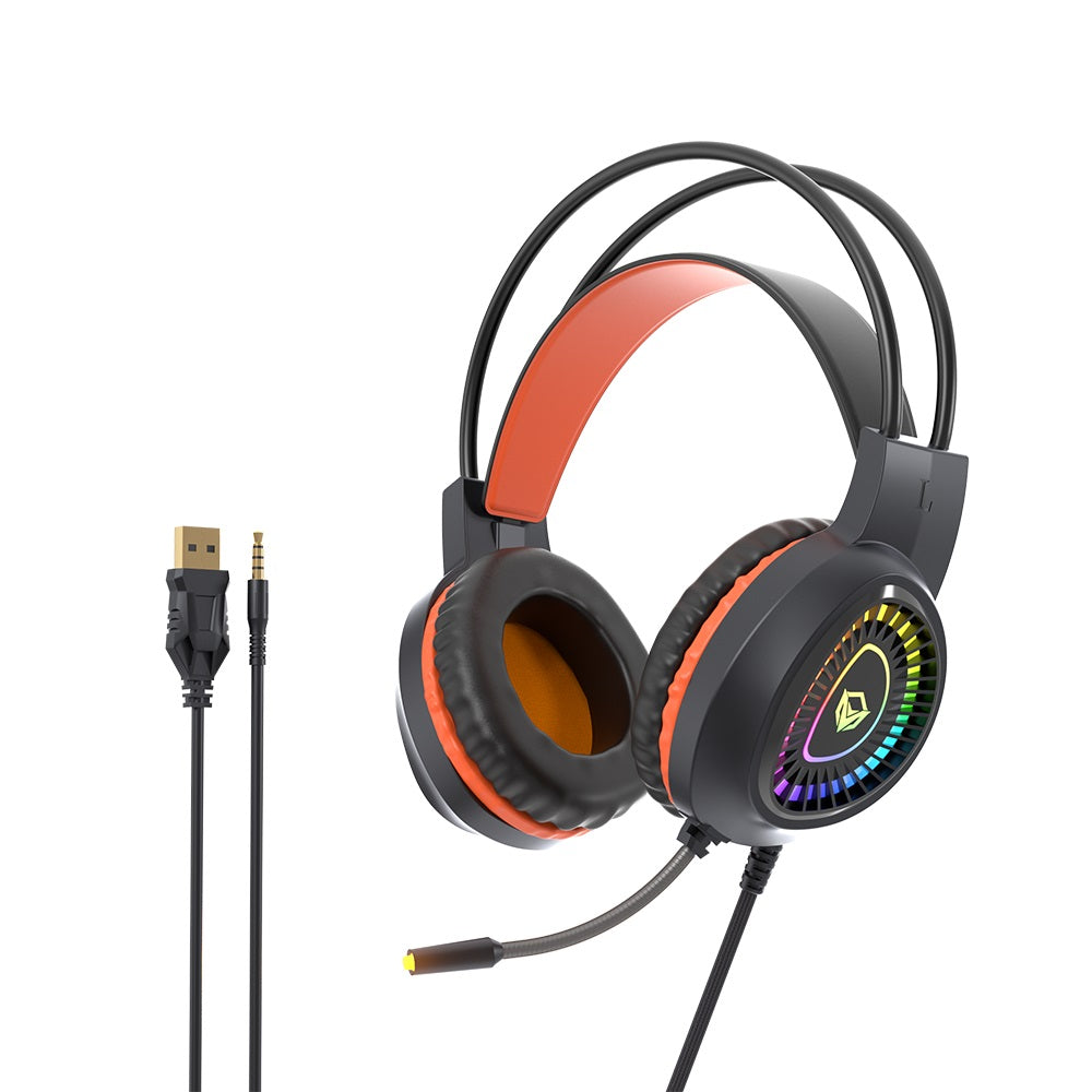 Meetion MT C505 4 in 1 Gaming Combo Kit: RGB Keyboard, 3200DPI Mouse, Backlit Headphone With Omni Directional Microphone, High Precision Mouse Pad