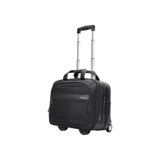 Promate Persona-TR Versatile Travel Trolley Bag for 16” Laptop with Multiple Compartments