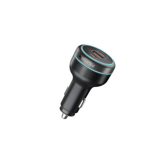 Promate PowerDrive-230 230W RapidCharge™ Car Charger with Dual Power Delivery and Quick Charge Ports