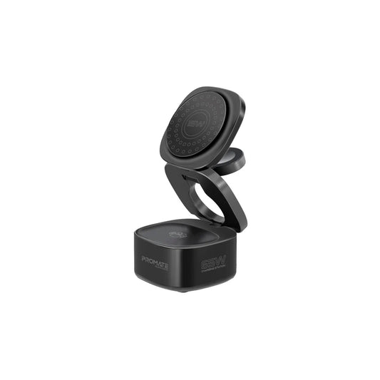 Promate Rubix-65W-UK 65W GaNFast™ Foldable MagSafe Compatible Wireless Charging Station