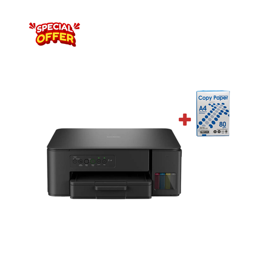 Brother DCP-T430W Wireless All-in-One Ink Tank Printer + USB Cable + A4 Paper Combo