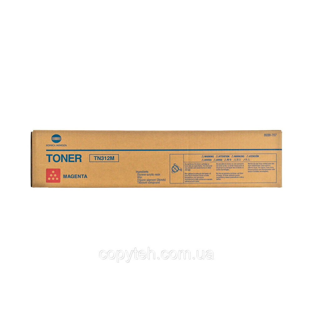 Konica Minolta TN-312M Magenta Toner Cartridge