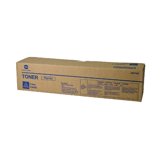 Konica Minolta TN-314C Cyan Toner Cartridge