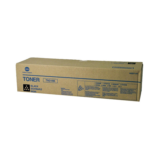 Konica Minolta TN-314K Black Toner Cartridge